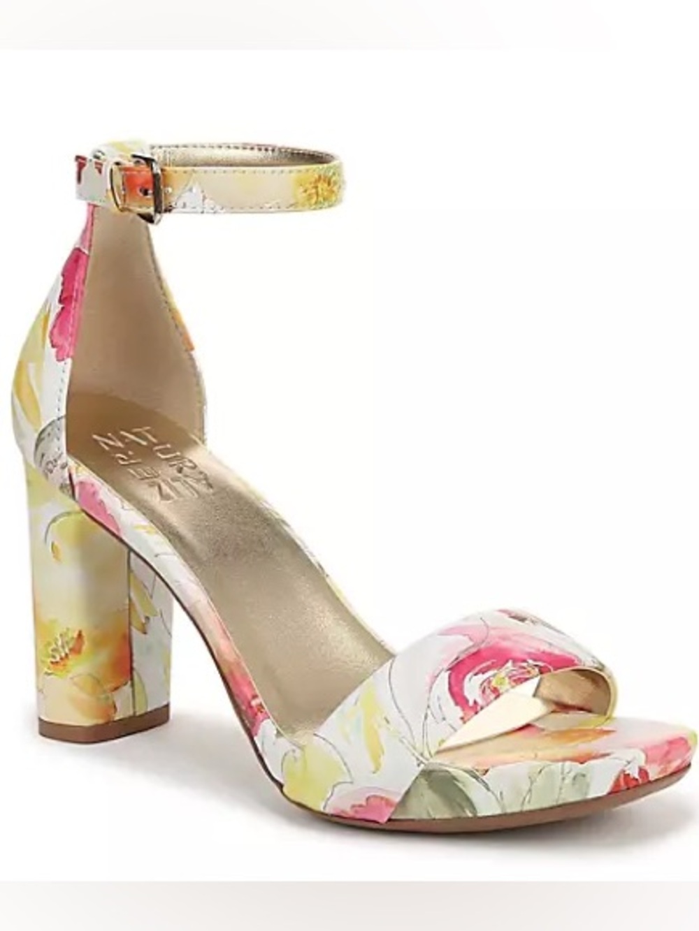 Naturalizer Joy Sandals ankle strap Sunlight Floral Multi (Size 11)  NIB